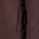 Reversible dames winterjas met imitatiebont bruin