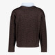 Meisjes sweater met panterprint en scrunchie