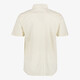 Heren overhemd korte mouw beige
