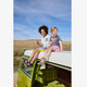 Jongens T-shirt met backprint wit blauw