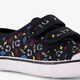 Kinder gymschoenen met game print zwart