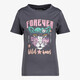 Meisjes T-shirt met luipaard zwart roze