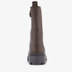 Leren meisjes Chelsea boots bruin