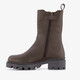 Leren meisjes Chelsea boots bruin