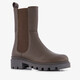 Leren meisjes Chelsea boots bruin