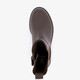 Leren meisjes Chelsea boots bruin