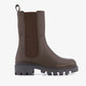 Leren meisjes Chelsea boots bruin