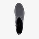 Leren dames boots donkerblauw