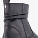 Leren dames boots donkerblauw