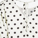 Dames top met polkadots wit