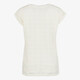 Dames top met broderie ecru