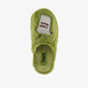 Fluffy dames instap pantoffels matcha groen
