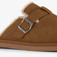 Heren instap pantoffels bruin