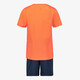 Tweedelig kinder sport set oranje blauw