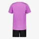 Tweedelige meisjes sport set paars zwart