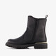Meisjes Chelsea boots met studs zwart