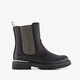 Meisjes Chelsea boots met studs zwart