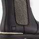 Meisjes Chelsea boots met studs zwart
