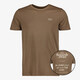 Unsigned heren T-shirt met backprint bruin
