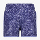 Meisjes sweatshort met print blauw