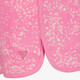 Meisjes sweatshort met print roze