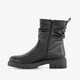 Gevoerde dames boots zwart