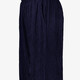 Dames plissé broek donkerblauw
