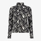 TwoDay dames coltrui met bloemenprint zwart wit