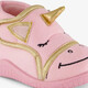Meisjes pantoffels met eenhoorn roze goud