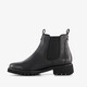 Leren dames Chelsea boots bruin