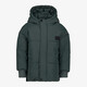 Jongens winterjas met capuchon groen