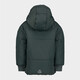 Jongens winterjas met capuchon groen