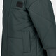 Jongens winterjas met capuchon groen