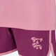 Meisjes sport set met tekstopdruk roze paars