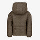 Meisjes winterjas met capuchon bruin