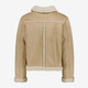 Meisjes teddy jas bruin