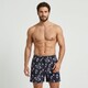 Heren zwemshort flamingo zwart