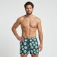 Heren zwemshort met print groen