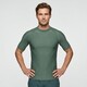 Heren UV zwemshirt met korte mouwen groen