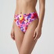 Dames bikinibroekje met bloemenprint multicolor