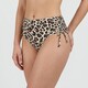 Dames hipster bikinibroekje met panterprint