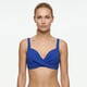 Voorgevormde dames bikinitop blauw