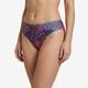 Dames bikinibroekje met print blauw