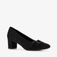 Dames pumps met H-leest zwart