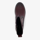 Leren dames boots bordeauxrood