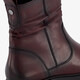 Leren dames boots bordeauxrood