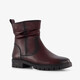 Hush Puppies leren dames boots bordeauxrood