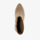 Marco Tozzi dames enkellaarsjes met hak beige