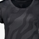 Dames sport T-shirt met print zwart