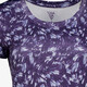 Dames sport T-shirt met print paars